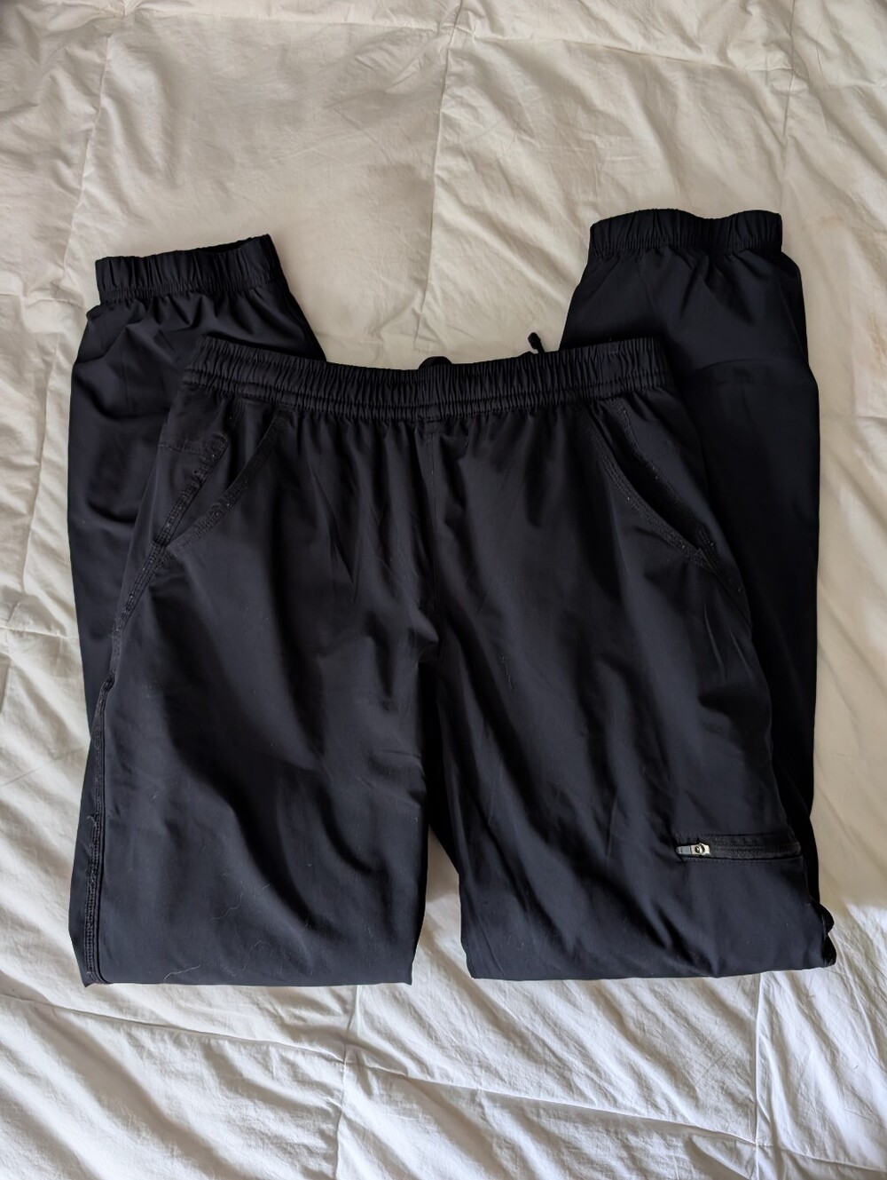 Eddie Bauer Fleece Lined Utility Jogger Pants Black Women's Size 4 Gorpcore